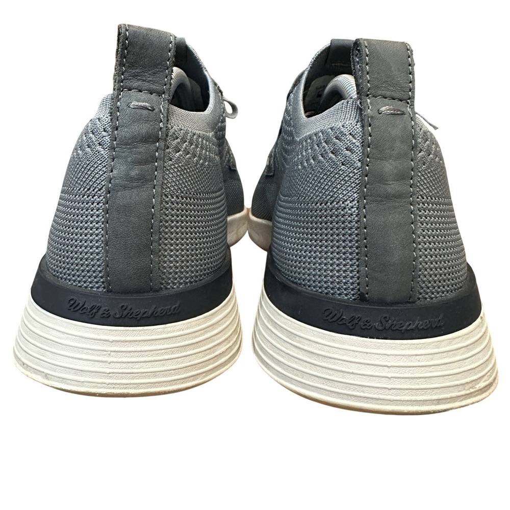 Wolf & Shepherd Mens Size 11 Gray SwiftKnit Derby Knit Sneakers Casual Shoes - Picture 6 of 9